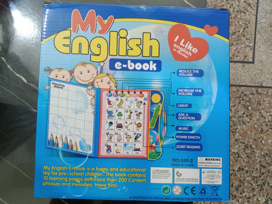 E-Learning English Book – Fun, Interactive Learning for Toddlers!