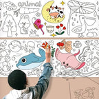 Kids Drawing and Colouring Roll